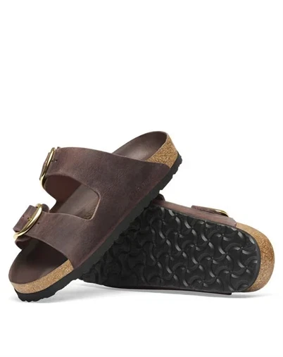 Birkenstock - Arizona Big Buckle Oiled Leather Sandal - Habana